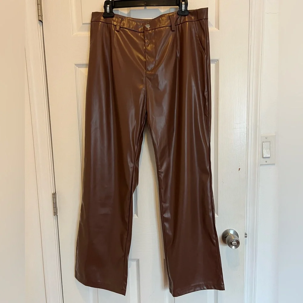 NWT Princess Polly Lillie Pu Pants - Picture 4 of 8